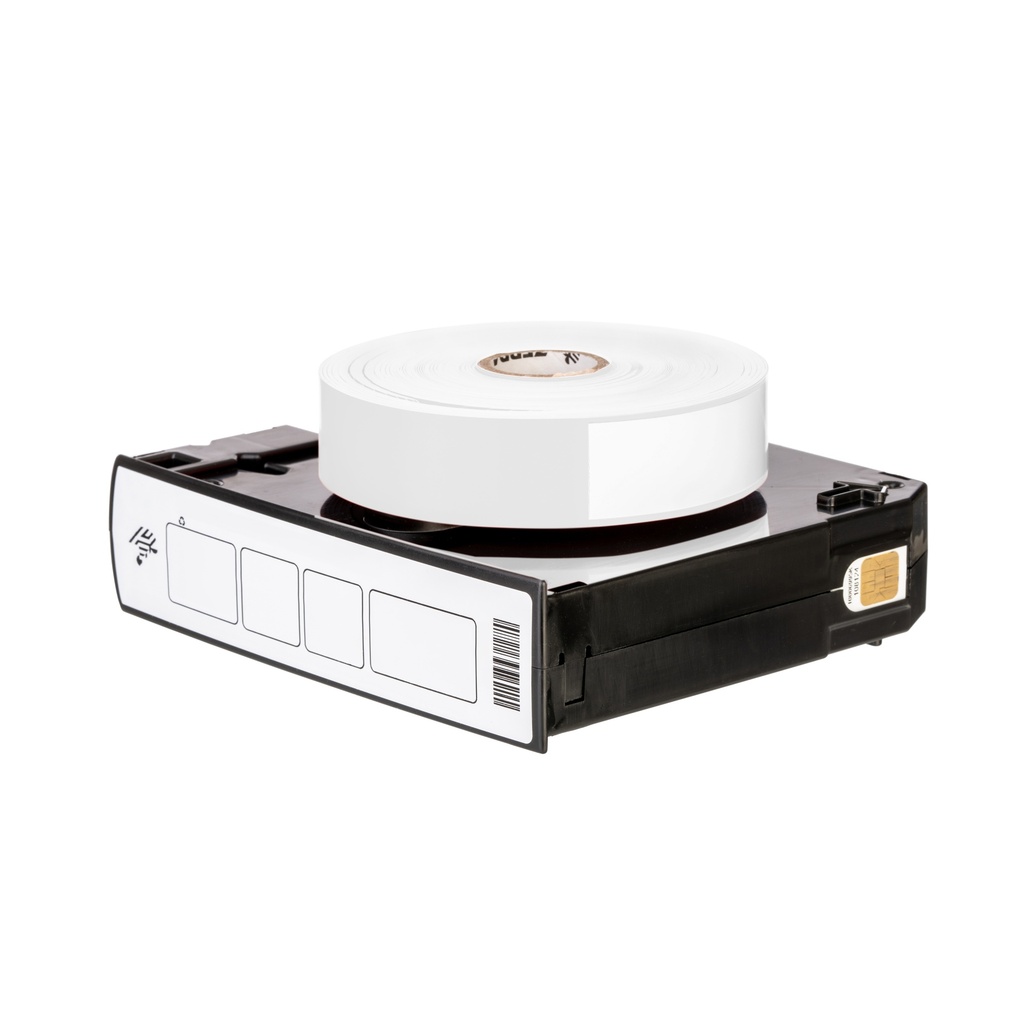 ZEBRA - Brazalete de Polipropileno de Transferencia Directa, Medida 0.75" x 11" (19.05 mm x 279.4 mm), Material Z-Band UltraSoft Wristband Cartridge Kit (White), con Adhesivo Permanente. Color Blanco. Diámetro Interno N/A" Diámetro Externo N/A". 175 Brazaletes por rollo, 6 Rollos por caja, para impresora Desktop - ZD510 & HC100