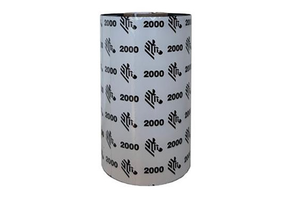02000GT08430 - Zebra - Ribbon de Cera, 84 mm x 300m (3.31" x 984'), Modelo 2000 Alto Rendimiento para impresoraZD230t, ZD420t, ZD620t and GT800 printers  de Escritorio. 24 Ribbons/Caja