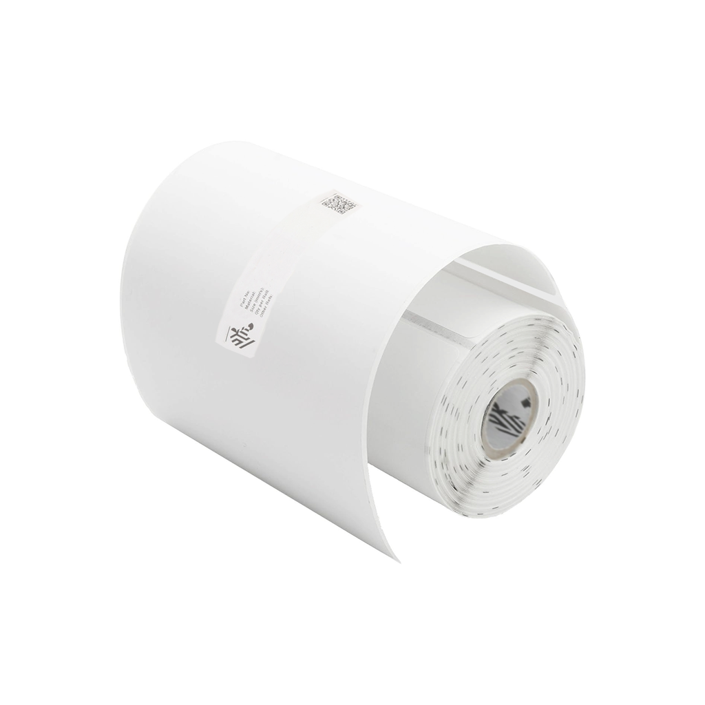 800340-305- ZEBRA - Etiqueta 4"x3", T. Directa. Papel Blanco, Z-Select 4000D, para Impresora Móvil, 110/Rollo, con adhesivo All-Temp, Perf. entre etiq., 1 al paso. Núcleo 1".  Diámetro 2". 12 Rollos/caja. Peso por caja 1.81 kg. 