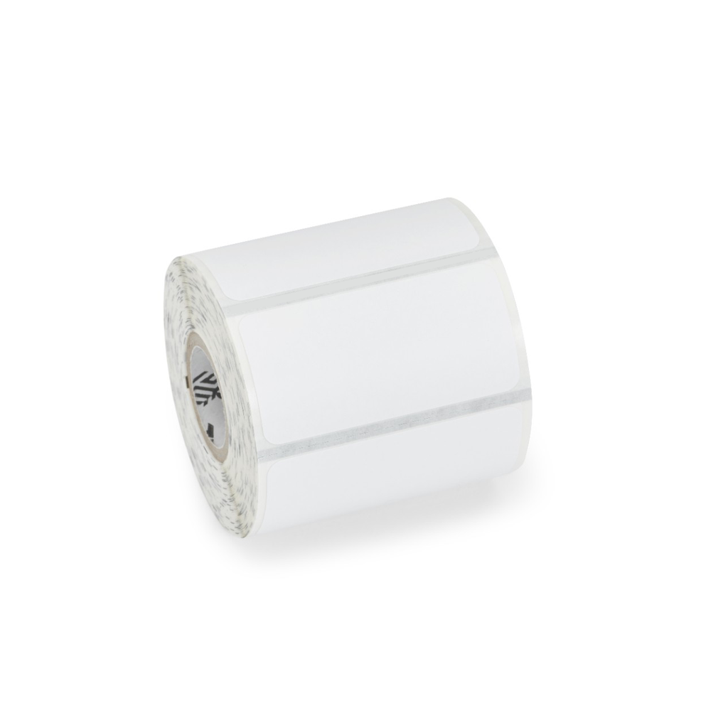 10020397- ZEBRA - Etiqueta 2"x1", T. Directa. Papel Blanco con linea roja, IQ Color 2000D, para Impresora Móvil, 450/Rollo, con adhesivo Permanente, Perf. entre etiq., 1 al paso. Núcleo 0.75".  Diámetro 2.2". 36 Rollos/caja. Peso por caja 8.16 kg. 