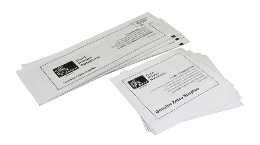 ZEBRA - ZEBRA PREMIER CLEANING KIT FOR P330I, P430I (25 STANDARD AND 25 PRINT ENGINE CLEANING CARDS)