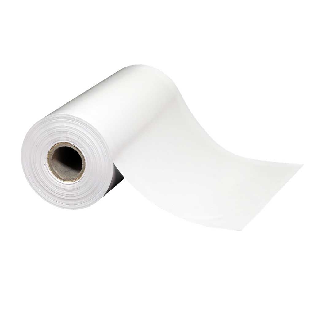 DESCONTINUADO - ZEBRA - Etiqueta de Papel de Transferencia Directa, Medida 3" x 42' (76.2 mm x 1066.8 mm), Material 8000D Linerless, con AdhesivoPermanente. Color Blanco, , 1 Etiqueta al paso. Diámetro Interno 0.75", Diámetro Externo 2". 42' Etiquetas por rollo, 36 Rollos por caja, para impresora Móvil