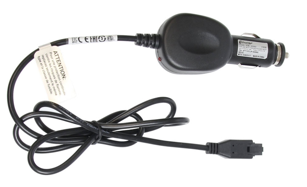 3PTY-PCLIP-945082 - ZEBRA - Base de carga ProClip CLA Vehicle Power Supply.