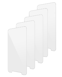 MISC-PS20-SCRN-05 - ZEBRA - Protector de pantalla Five-pack of tempered glass screen protector for PS20.