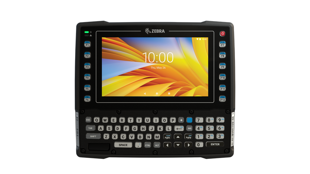 ZEBRA - 8 (1280 X 720), QWERTY,-30 - +50 C, OUTDOOR DISPLAY, CAP. TOUCH SCREEN, QC SD660 CPU, 4 GB RAM, 32 GB MMC (PSLC), ANDROID GMS, VELOCITY, BASIC IO (2 USB, 2 RS232, SPEAKER/MIC), ROW VERSION + ENTERPRISE BROWSER 5 YR. LICENSE