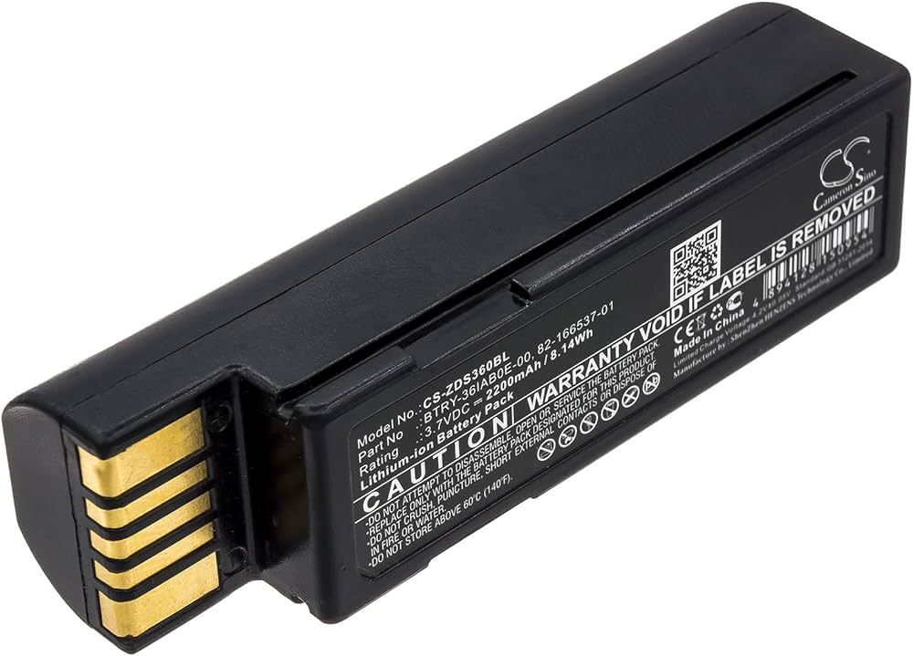 BTRY-36IAB0E-00 - ZEBRA - Batería DS3600 Series, LS3600 Series, LI3600 Series