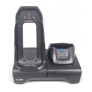 CRD-TC7X-SE2EPP-01 - ZEBRA - Base de carga TC7X SINGLE SLOT CHARGE/USB/ETHERNET SHARECRADLE FOR 1X TC7X WITH 1X TC7X SPARE BATTERY CHARGER. REQUIRES POWER SUPPLY PWR-BGA12V50W0WW, CBL-DC-388A1-01 & COUNTRY SPECIFIC AC LINE CORD SOLD SEPARATELY
