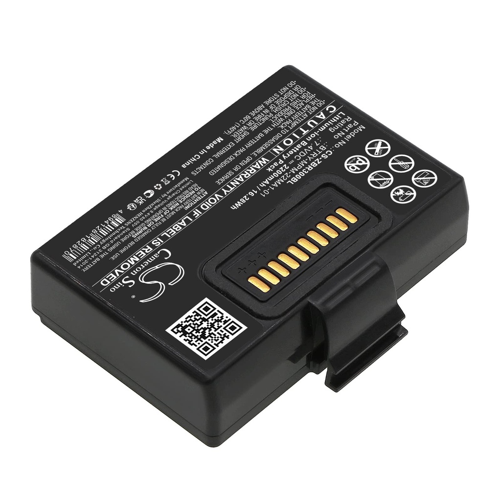 BTRY-MPM-22MA1-01 - ZEBRA - Batería 2280 mAh battery for ZQ300/ZQ300 Plus Series