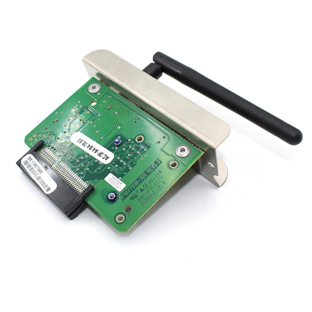 ZEBRA - KIT ZEBRANET WIRELESS CARD 802.11AC, BT4.2. USA AND CANADA. THIS ITEM IS FOR ALL ZT600 SERIES PRINTERS, ALL ZT510 PRINTERS, ALL ZT411/ZT421 PRINTERS AND ONLY ZT410/ZT420 PRINTERS USING FIRMWARE VERSION V75.20.14Z OR LATER.