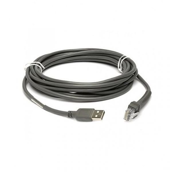 CBA-U51-S16ZAR - ZEBRA - Cable USB Multi-Plane Scanner Standard USB Cable, 16.4ft. (5m), Type A Connector