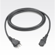 50-16000-671R - ZEBRA - Cable de poder AC line cord, 6 feet or 1.8 meters, grounded, 3-prong, CIE 23-16 plug. Associated country: Italy.