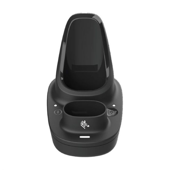 CR6080-SC100F4WW - ZEBRA - Base de carga CS6080 Cordless: Standard Cradle, Inductive, Bluetooth, Midnight Negro - 1 Slot for Scanner and 1 Slot for Spare Battery. USB-C Cradle Cable CBL-CS6-S07-04 Sold Separately.