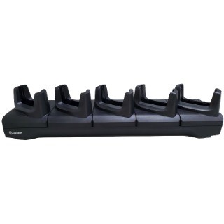 CRD-TC2Y-SE5ET-01 - ZEBRA - Base de carga TC21/TC26 5-Slot Cradle Charge and communication cradle (that supports TC21/TC26 Terminal only and terminal with trigger handle) (power supply, DC cable and AC line cord sold separately (PWR-BGA12V108W0WW, CBL-DC-381A1-01)