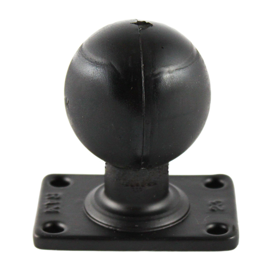 RAM rectangular base with 2.25inch rubber ball