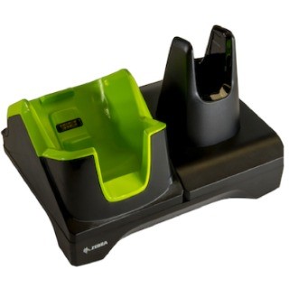 CRD-TC8D-2SUCHG-01 - ZEBRA - Base de carga TC8X DPM SINGLE SLOT USB CRADLE, W/SPARE BATTERY CHARGER, ALLOWS CHARGING ONE DEVICE AND ONE SPARE BATTERY. ALLOWS USB COMMUNICATION TO THE DEVICE WITH AN OPTIONAL MICRO-USB CABLE (25-124330-01R)