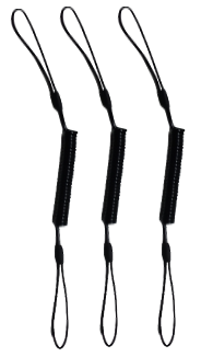 KT-TC7X-TETHR1-03 - ZEBRA - Lápiz óptico / Pluma Set of three coiled tethers for stylus.