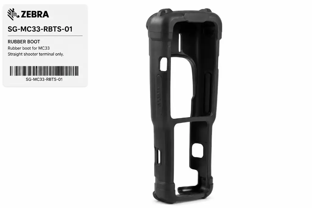 SG-MC33-RBTS-01 - ZEBRA - Cubierta MC33 Rubber boot for straight shooter terminal only.