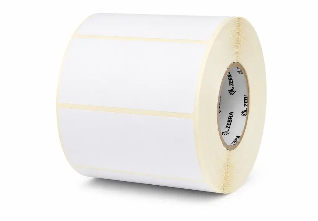 72226 ZEBRA - ROLLO DE ETIQUETA POLYTRANS 3000 (SINTÉTICA) DE TRANSFERENCIA TÉRMICA MARCA ZEBRA, MEDIDA 5" X 3", ROLLO CON 1696 ETIQUETAS, PRECIO POR ROLLO