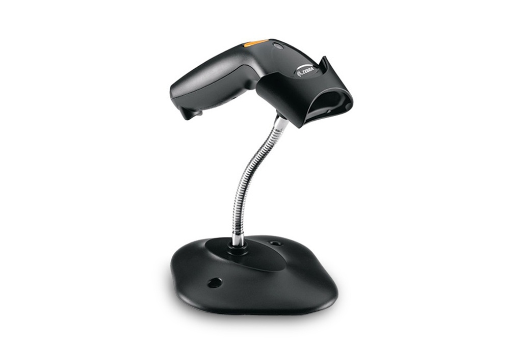 LS1203-7AZU0100SR - ZEBRA - LS1203, Escáner portátil KT:LS1203 BLK,USB CABLE & STAND KIT