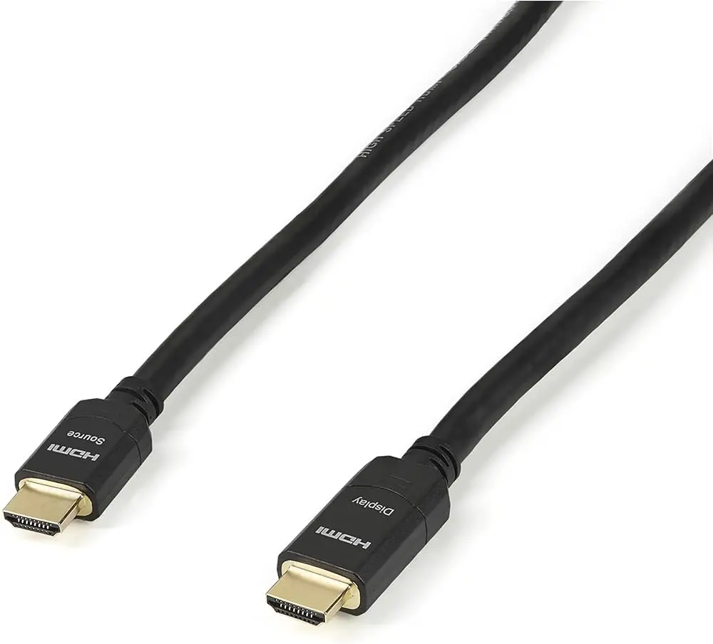 STARTECH CABLE HDMI DE ALTA VELOCIDAD CON ETHERNET, HDMI 1.4 MACHO - HDMI 1.4 MACHO, 4K, 30HZ, 30 METROS, NEGRO