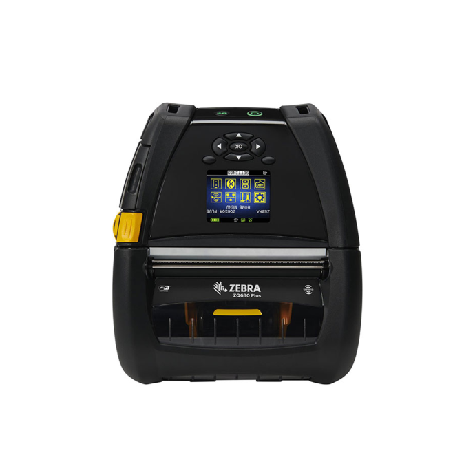 ZEBRA - DT PRINTER ZQ630 PLUS; ENGLISH FONTS,DUAL 802.11AC / BT4.X, LINERED PLATEN, 0.75" CORE, GROUP L, BELT CLIP