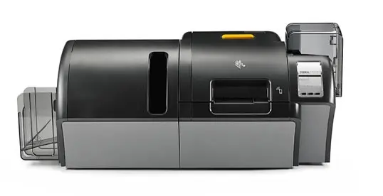ZEBRA - PRINTER ZXP SERIES 9; DUAL SIDED, DUAL-SIDED LAMINATION, US CORD, USB, 10/100 ETHERNET