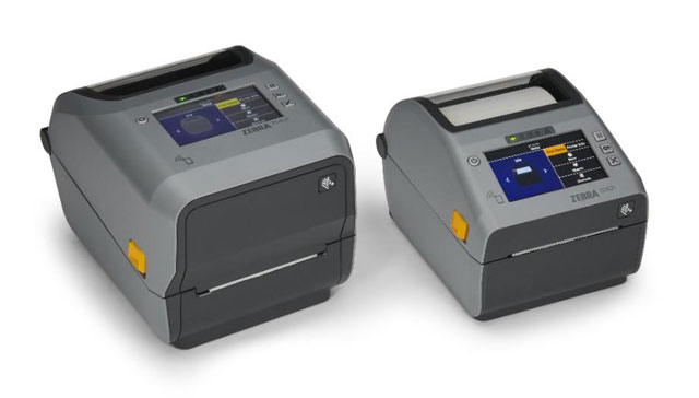 ZEBRA - THERMAL TRANSFER PRINTER (74/300M) ZD621; 203 DPI, USB, USB HOST, ETHERNET, SERIAL, BTLE5, CUTTER, US CORD, SWISS FONT, EZPL