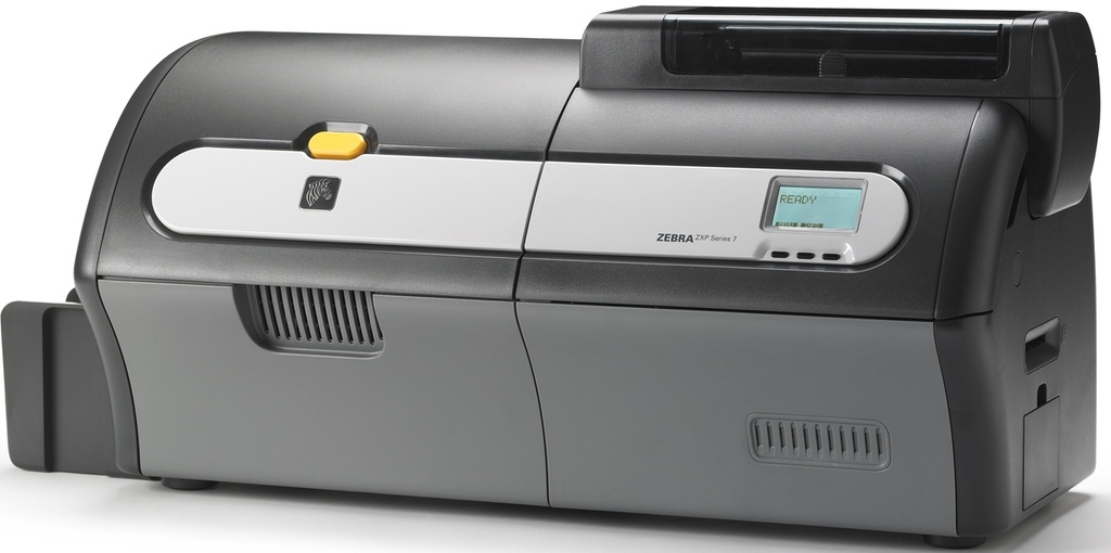 ZEBRA - PRINTER ZXP SERIES 7; DUAL SIDED, US CORD, USB, 10/100 ETHERNET, UHF RFID ENCODER, ISO HICO/LOCO MAG S/W SELECTABLE