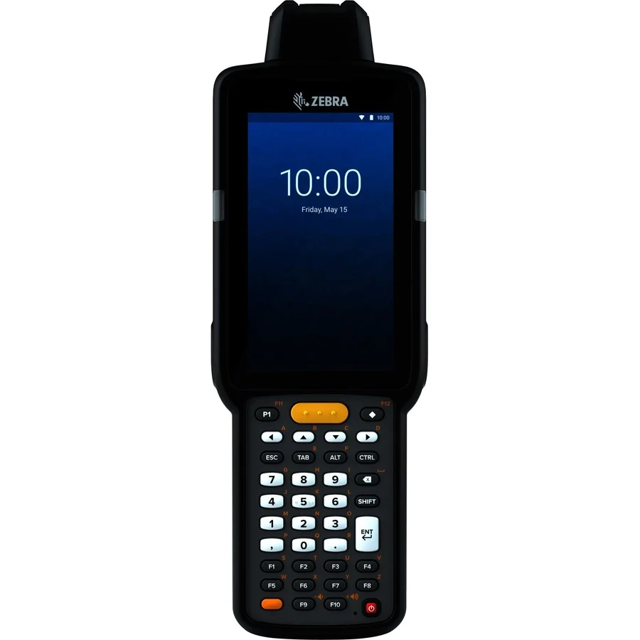 MC333U-GJ2EG4EU-1SKT - ZEBRA -  MC3330xR, Lector RFID portátil KIT: MC3330xR UHF RFID Tipo Pistola, Circular Antenna, SE4770 2D Imager, 29 Key, GMS, 4GB RAM / 32GB ROM, ETSI Bands. Includes 1-Slot Cradle, Power Supply, and DC Line Cord. Country Specific AC Line Cord Required.
