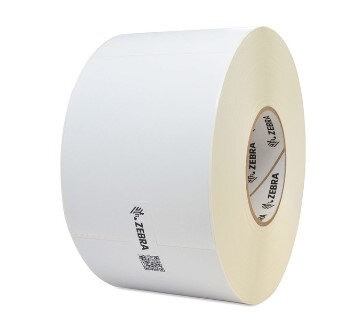 [10038996] ZEBRA - Etiqueta RFID de Papel de Transferencia Térmica, Medida 4" x 6" (101.6 mm x 152.4 mm) Material Z-Perform 1500T Adhesivo Permanente Sin Perforación, Color Blanco, Antena/Chip UCODE 9, Inlay ZBR2100, Diámetro interno 3", Diámetro Externo 8", 1000 Etiquetas por Rollo. Para impresora RXi4, ZT400R, ZT600, ZE500R