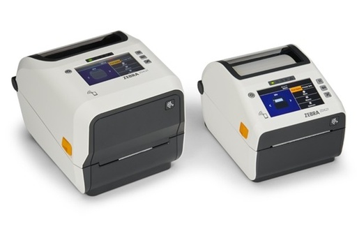 [ZD6AH43-301F00EZ] Thermal Transfer Printer (74/300M) ZD621, Healthcare, Color Touch LCD; 300 dpi, USB, USB Host, Ethernet, Serial, BTLE5, US Cord, Swiss Font, EZPL