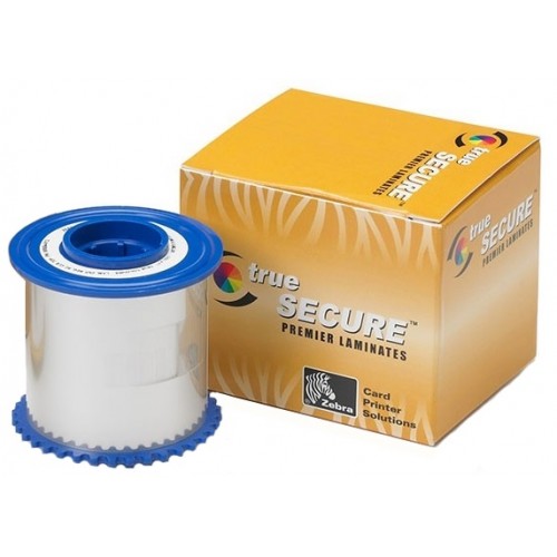 [800015-914] Zebra 1.0 mil clear full card linerless laminate for P620, P630i, P640i printers, 600 images, Roll size 2.0 x 163'