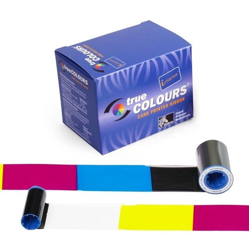 [800015-448] ZEBRA - RIBBON, ZEBRA I SERIES, COLOR-YMCKOK WITH CLEANING ROLLER, 170 IMAGES, 330I/430I