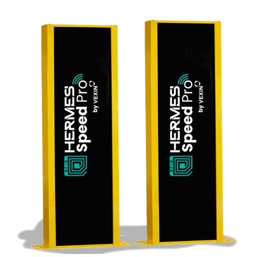 [RFIDPORTAL03.] Hermes Speed Pro RFID – Integración Llave en Mano de Portal de Radiofrecuencia, incluye lámina de acero al carbón, placa a piso 3/16” con 4 barrenos de anclaje a piso de 1/2”, tubo rolado de 2.5 mts en color negro Coloplast, medidas aproximadas 2.45 m de altura x 38 cm de ancho x 14 cm de fondo en calibre 18, recubrimiento con fondo anticorrosivo y pintura automotriz, tiempo de entrega 2 semanas a partir de la autorización del cliente y garantía de 2 meses.