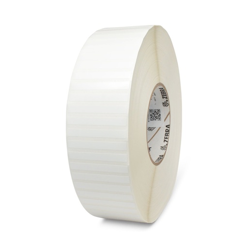 [10011983] 10011983- ZEBRA - Etiqueta 2"x0.25", T. Térmica. Poliéster Blanco, Z-Ultimate 2000T, para Impresora Industrial, 16456/Rollo, con adhesivo Permanente, Perf. entre etiq., 1 al paso. Núcleo 3".  Diámetro 8". 4 Rollos/caja. Peso por caja 5.44 kg. Certificado UL Interiores, con ribbon 5095, 5100