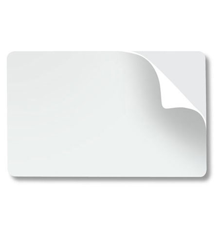 [104524-105] ZEBRA - ZEBRA WHITE COMPOSITE CARDS, 30 MIL HIGH COERCIVITY MAGNETIC STRIPE WITHOUT OPTICAL BRIGHTENER (FOR USE WITH YMCUVK) (500 CARDS)