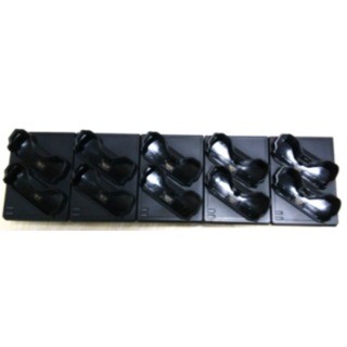 [CRD-NGWT-10SCH-02] WT6000 10Slot Charge Only cradle, Allows To Charge 10 Wearable Terminals. Requires PWR-BGA12V108W0WW, DC line cord CBL-DC-382A1-01 and 3-wire grounded country specific AC line cord, sold separately