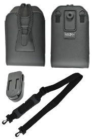 [SG-PS20-SFTHLT-01] PS20 Soft Holster, allows to wear the device on the hip (includes belt clip) or crossbody with an additional shoulder strap.