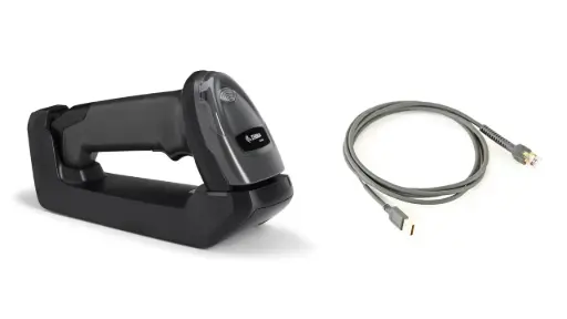 [DS4678-SR7U2100SFW] DS4678-SR7U2100SFW - ZEBRA - DS4678, Escáner portátil DS4678-SR Negro Standard Cradle USB KIT: DS4678-SR00007ZZWW Scanner, CBA-U21-S07ZBR Shielded USB Cable, CR8178-SC100F4WW Cradle