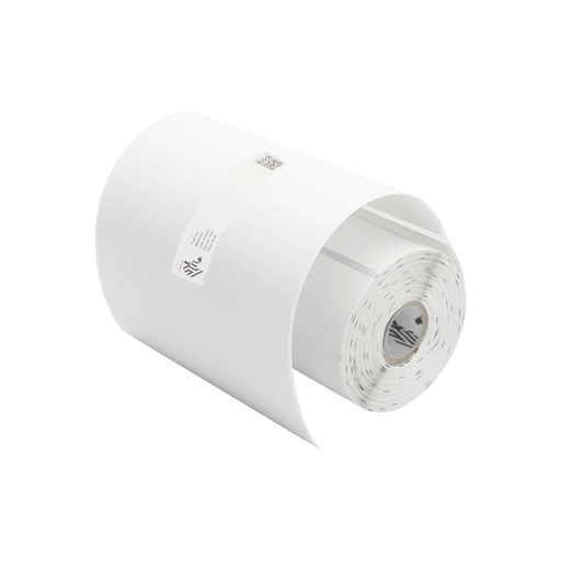 [ZIPZLM3017634] ZIPZLM3017634- ZEBRA - Etiqueta 4"x100'", T. Directa. Papel Blanco, ZeroLiner 2000D, para Impresora Móvil, 100'/Rollo, con adhesivo Permanente, Sin perf. entre etiq., 1 al paso. Núcleo 0.75".  Diámetro 2.6". 20 Rollos/caja. Peso por caja 3.63 kg. 