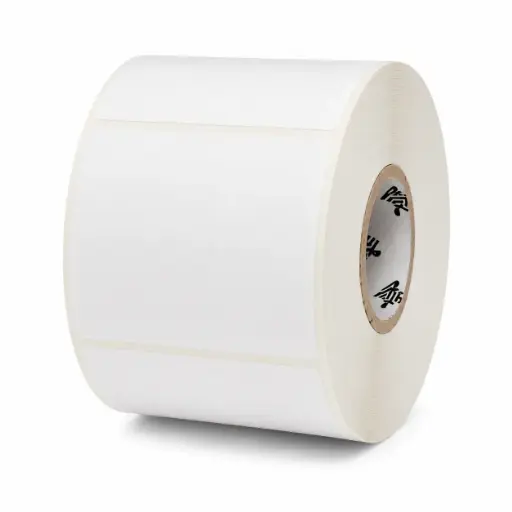 [ZIPZET10045210] ZIPZET10045210 - ZEBRA - Etiqueta  4"x3", T. Térmica. Papel Blanco, Z-Essentials 400T, para Impresora Industrial, 2503/Rollo, con adhesivo Permanente, Perf. entre etiq., 1 al paso. Núcleo 3.". Diámetro 7.9". 4 Rollos/caja. Peso por caja 3.72.