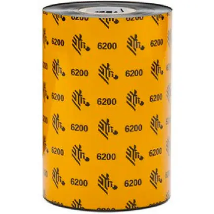 [LA06200GS11007] LA06200GS11007 - Zebra - Ribbon de Resina, 110mm x 74m (4.33" x 243'), Modelo 6200 Resin para impresora Desktop. 48 Ribbons/Caja