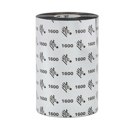 Ribbon de cera Zebra Serie 1600 — 110mm x 450m