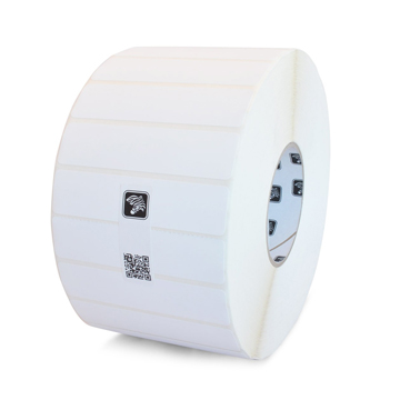 [10010244] ZEBRA - Etiqueta de Papel de Transferencia Térmica, Medida 4" x 1" (101.6 mm x 25.4 mm), Material Z-Perform 2000T, con AdhesivoPermanente. Color Blanco, Con perforación entre etiquetas, 1 Etiqueta al paso. Diámetro Interno 3", Diámetro Externo 8". 5470 Etiquetas por rollo, 4 Rollos por caja, para impresora Industrial