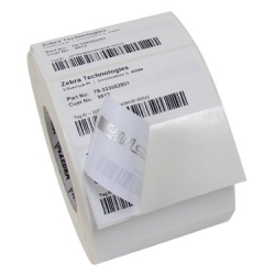 [10026649] ZEBRA - ETIQUETA DE PAPEL, 4X6"(101.6X152.4MM); TT, Z-PERFORM 1500T, COATED, ADHESIVO PERMANENTE, CENTRO DE 3"(76.2MM), RFID, 1000/ROLLO, 1/CAJA, PLAIN 