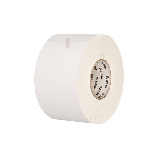 [69531] 69531- ZEBRA - Tag 1"x10", T. Térmica. Poliolefina V-Max Blanco, 8000T Tuff 7.0 mil Tag, para Impresora Industrial, 1920/Rollo-, Perf. entre etiq., 4 al paso. Núcleo 3".  Diámetro 8". 4 Rollos/caja. Peso por caja 9.53 kg. 