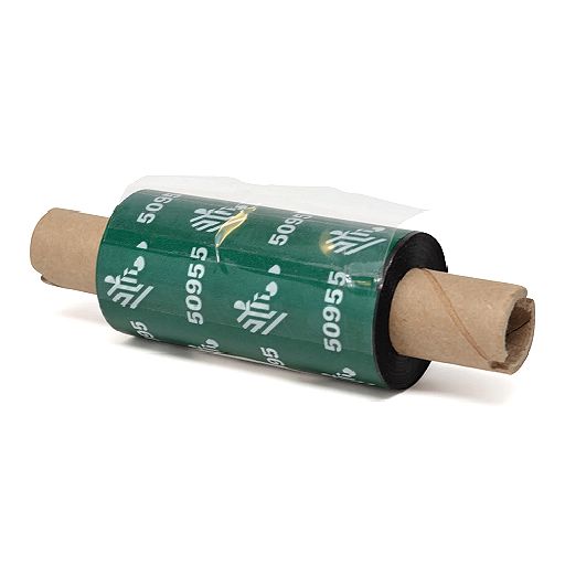 [800132-201] ZEBRA - Ribbon de Resina, Modelo 5095 Resina (para uso con impresora 2824), 1.30" x 243' (33 mm x 74 mts), Núcleo de 0.5", 12 ribbons por caja. Para Impresora Desktop.