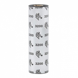 [03200GS08407] ZEBRA - Ribbon de Cera/Resina, Modelo 3200 Cera/Resina G-Series, 3.31" x 243' (84 mm x 74 mts), Núcleo de 0.5", 12 ribbons por caja. Para Impresora Desktop.