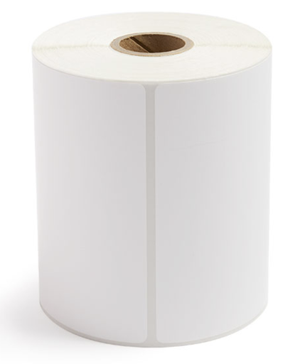 [18950] Label, Polyester, 4x2in (101.6x50.8mm); TT, Z-Ultimate 3000T White, High Performance Coated, Permanent Adhesive, 1in (25.4mm) core, 1340/roll, 4/box, Plain