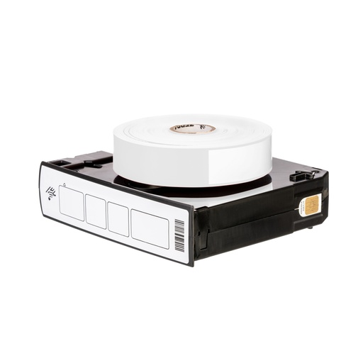 [10006997K] ZEBRA - Brazalete de Polipropileno de Transferencia Directa, Medida 0.75" x 11" (19.05 mm x 279.4 mm), Material Z-Band Direct Wristband Cartridge Kit (White), con Adhesivo Permanente. Color Blanco. Diámetro Interno N/A" Diámetro Externo N/A". 200 Brazaletes por rollo, 6 Rollos por caja, para impresora Desktop - ZD510 & HC100